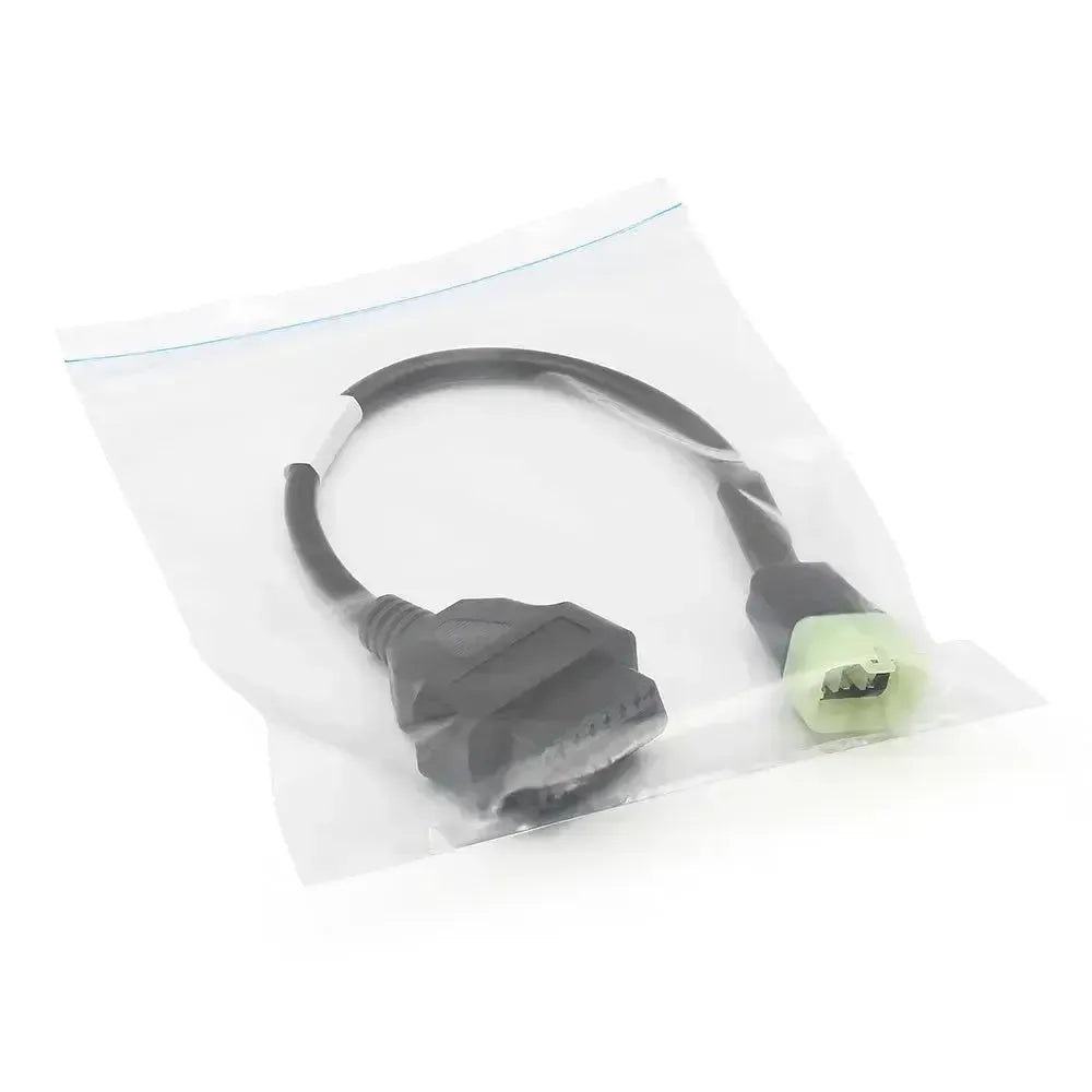 Cable adaptador Kawasaki de 6 pines a 16 pines OBD2 – Motocicleta