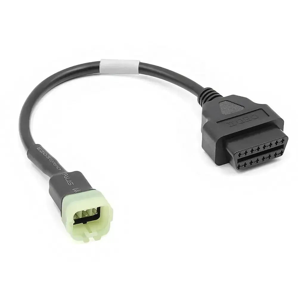 Cable adaptador Kawasaki de 6 pines a 16 pines OBD2 – Motocicleta