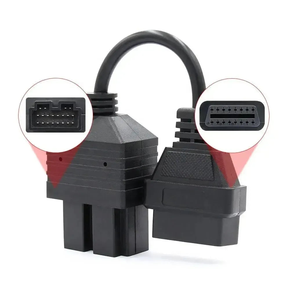Cable adaptador Kia 20 pines OBD1 a 16 pines OBD2 | Coche de pasajeros