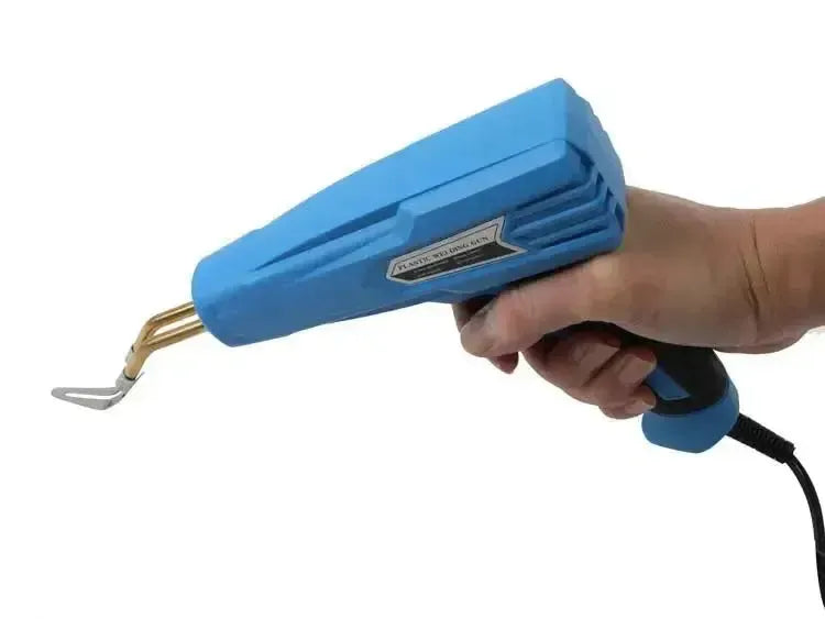 Pistola de soldar de plástico azul