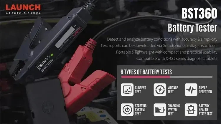 Lanzamiento BST360 | Probador de baterías