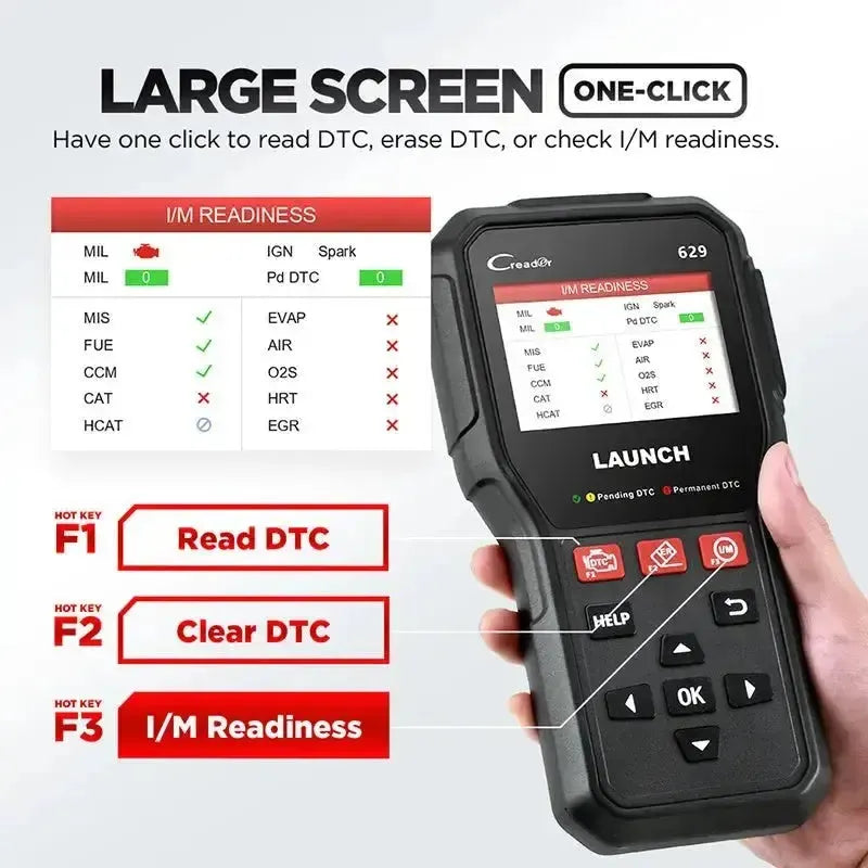 Launch Creader CR629 Herramienta de diagnóstico para Coche