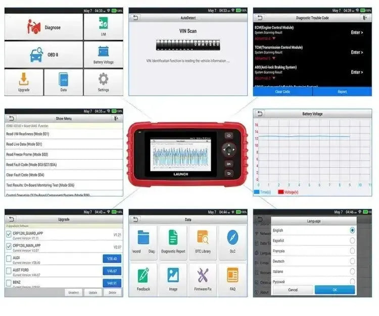 Launch Creader Professional CRP123X Plus Coche Herramienta de diagnóstico
