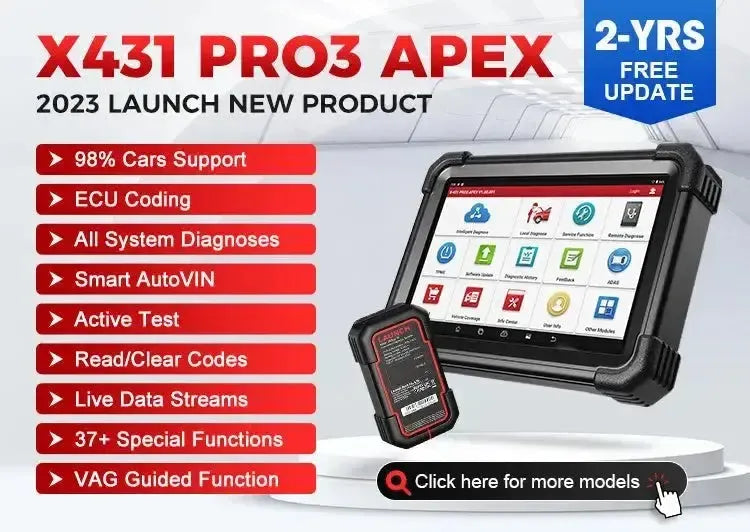 Launch X-431 Pro3 Apex Coche Herramienta de diagnóstico
