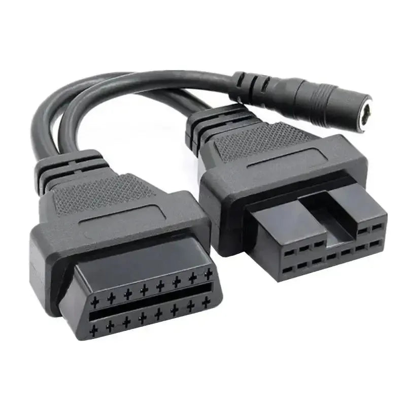 Mitsubishi/Hyundai Cable adaptador de 12 pines OBD1 a 16 pines OBD2 | Coche de pasajeros