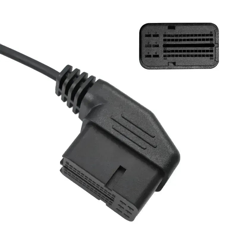 OBDSTAR (TCM-023) | ZF (9HP) Cable adaptador TCM de 58 pines a DB15 de 15 pines | Coche de pasajeros
