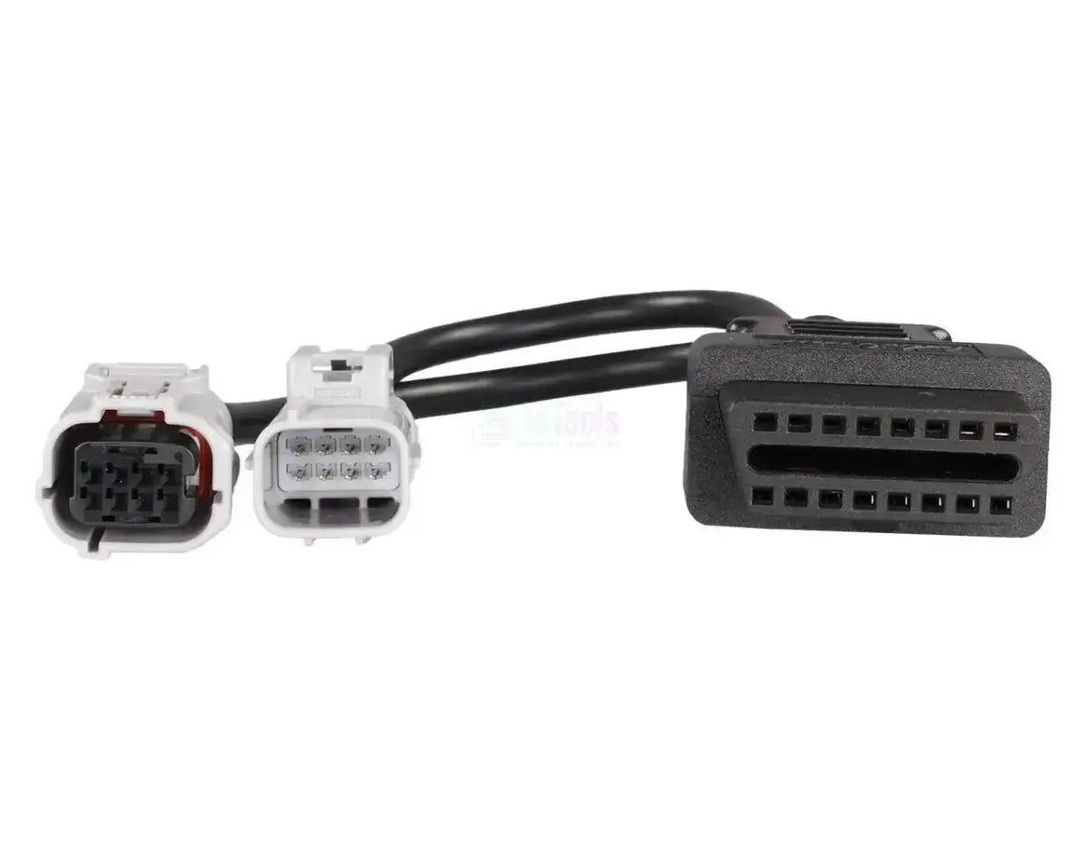 OBDSTAR (M048) | Aprilia 8+8 pines OBD – 16 pines OBD2 Cable adaptador | Motocicleta