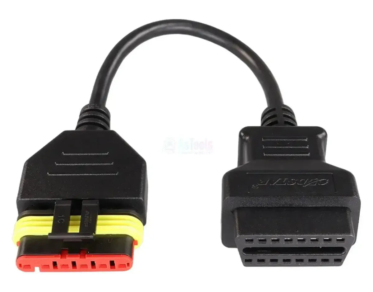 OBDSTAR (M022) | Cable adaptador Benelli 6 pines OBD – 16 pines OBD2 | Motocicleta