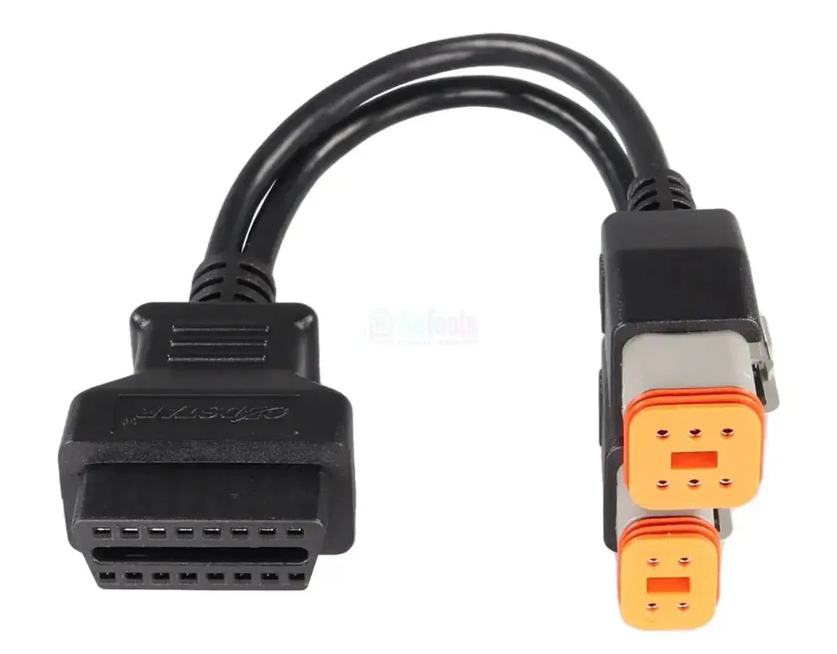 OBDSTAR (M034) | Harley Davidson 4+6 pines OBD – 16 pines OBD2 Cable adaptador | Motocicleta