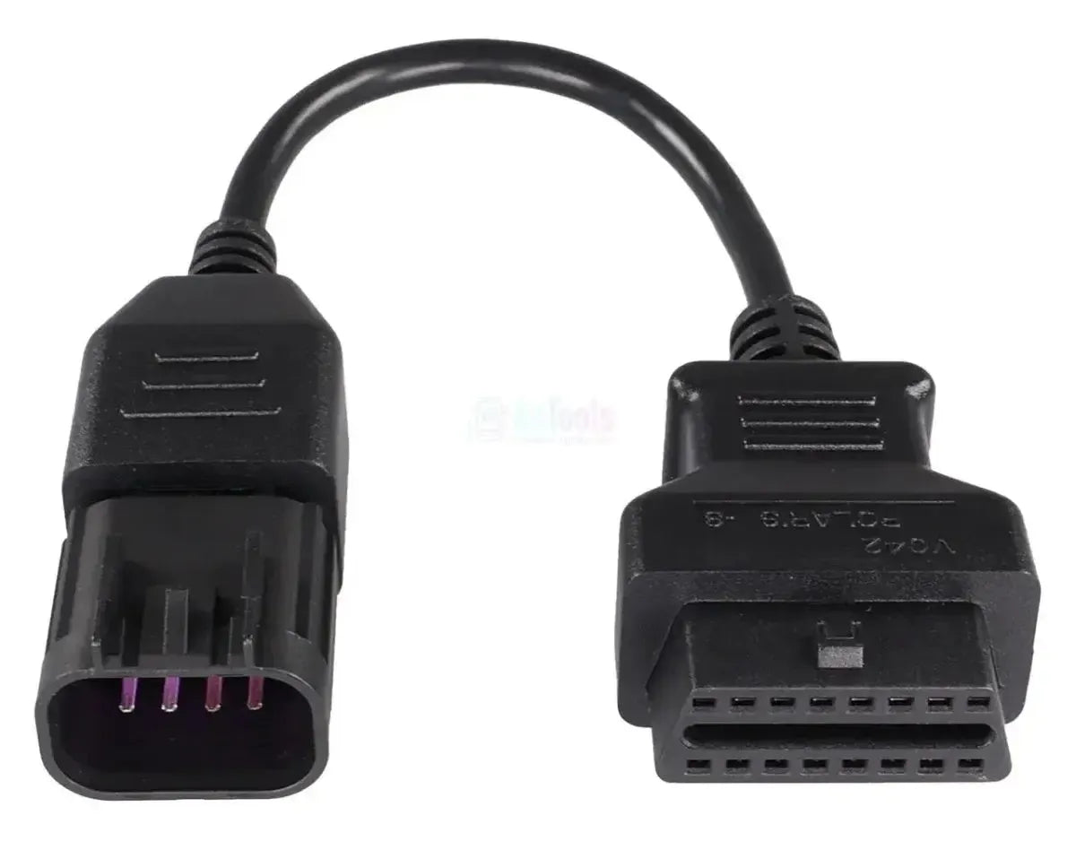 OBDSTAR (M042) | Indian/Victory/Polaris 8 pines OBD – 16 pines OBD2 Cable adaptador | Motocicleta