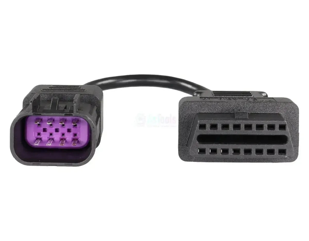 OBDSTAR (M042) | Indian/Victory/Polaris 8 pines OBD – 16 pines OBD2 Cable adaptador | Motocicleta