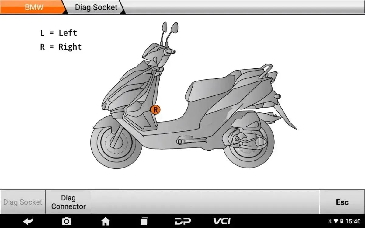 OBDSTAR IScan BMW Motocicleta Herramienta de diagnóstico