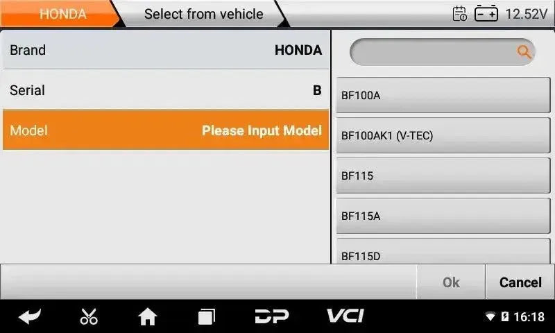 OBDSTAR IScan Honda (Marino) Herramienta de diagnóstico