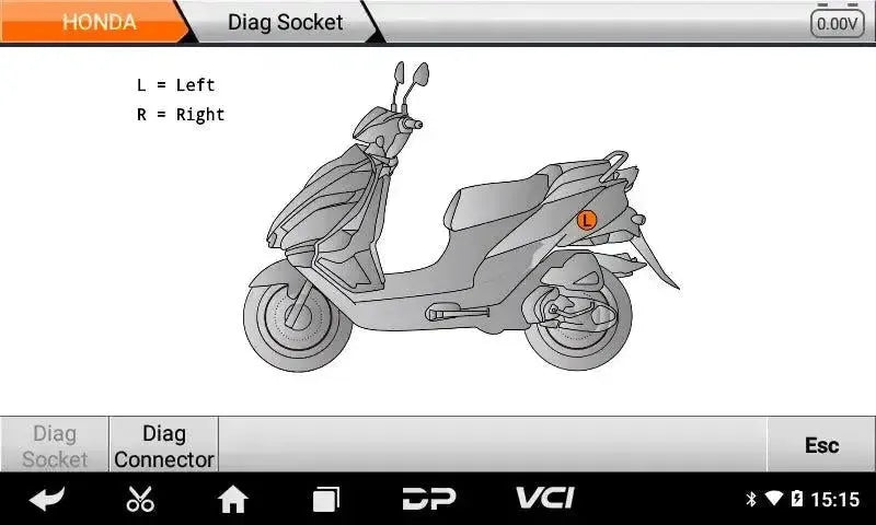OBDSTAR IScan Japón Motocicleta Herramienta de diagnóstico