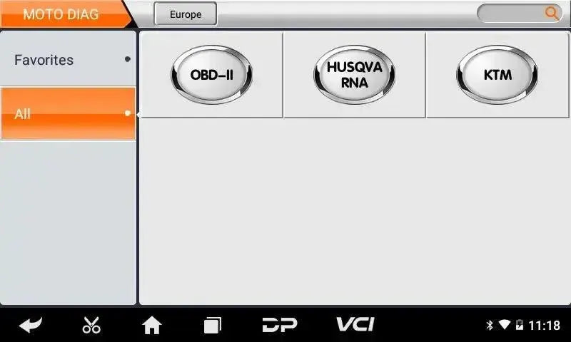 OBDSTAR IScan KTM/Husqvarna Motocicleta Herramienta de diagnóstico