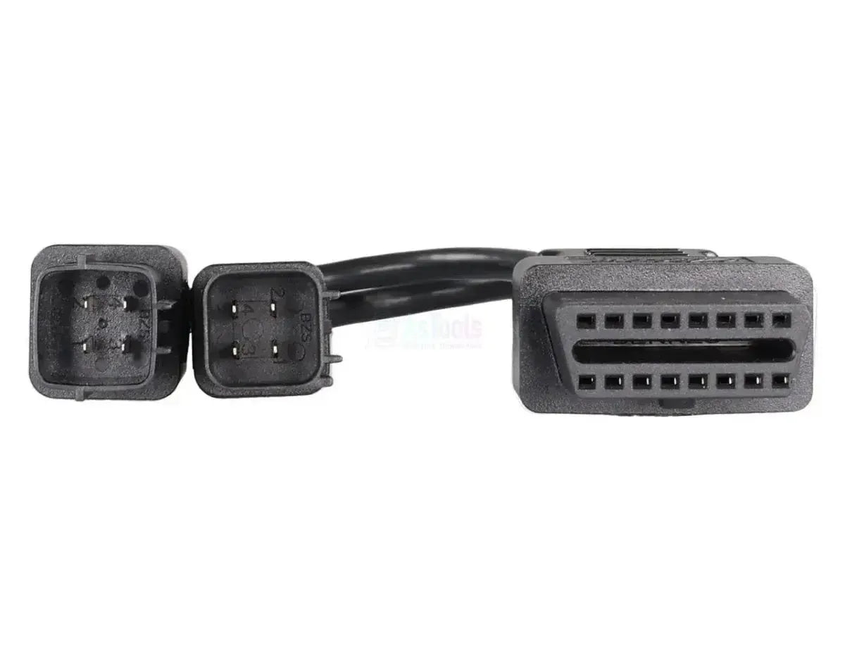 OBDSTAR (M006) | Kawasaki 4+4 pines OBD – 16 pines OBD2 Cable adaptador | Motocicleta
