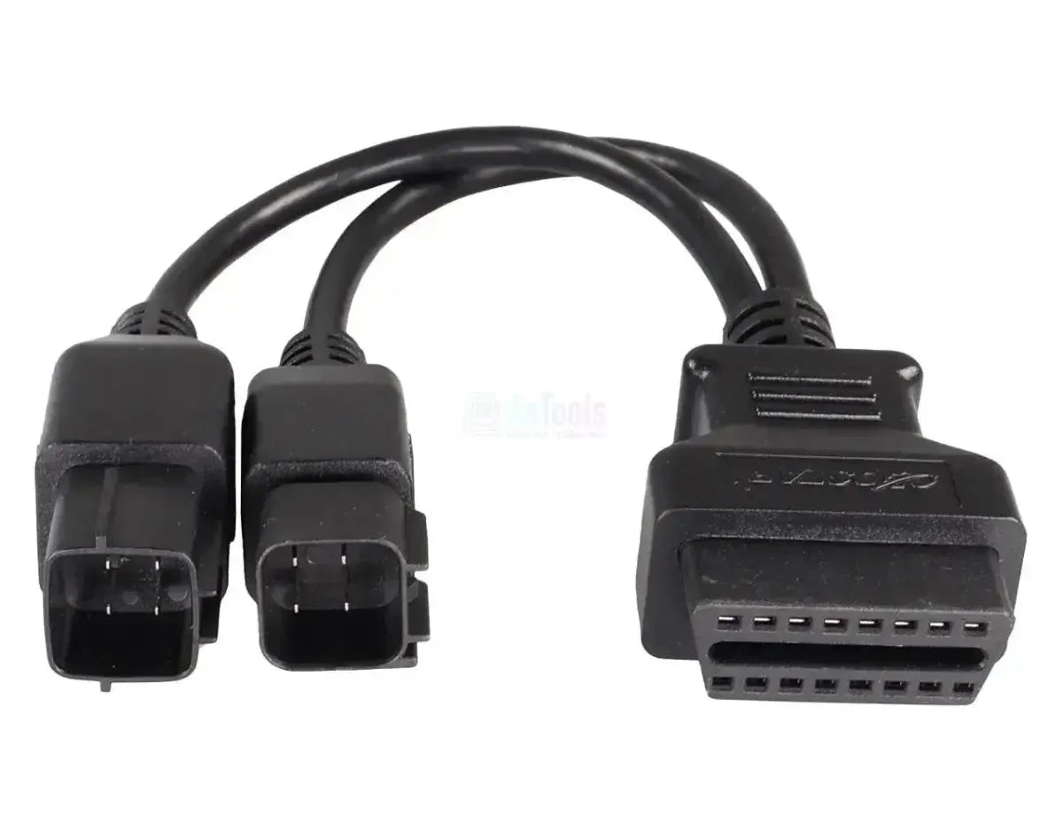 OBDSTAR (M006) | Kawasaki 4+4 pines OBD – 16 pines OBD2 Cable adaptador | Motocicleta