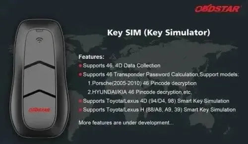 Simulador de llaves OBDSTAR Key SIM
