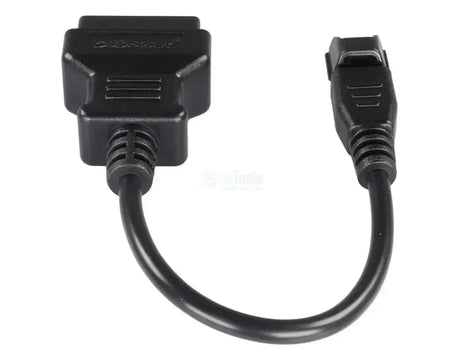 OBDSTAR (M027) | Kymco/Kawasaki 3 pines OBD – 16 pines OBD2 Cable adaptador | Motocicleta