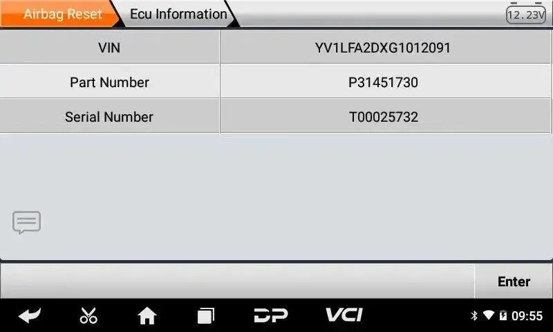 Programador de datos de choque OBDSTAR P50