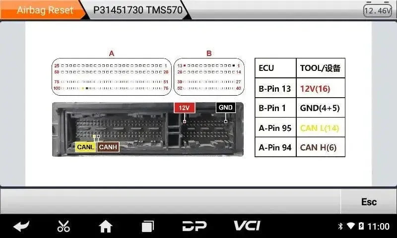 Programador de datos de choque OBDSTAR P50
