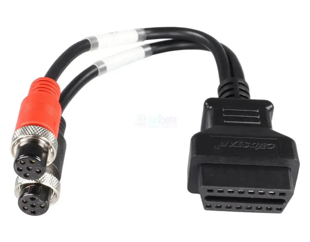 OBDSTAR (M028) | PGO 6+6-pines OBD – 16-pines OBD2 Cable adaptador | Motocicleta