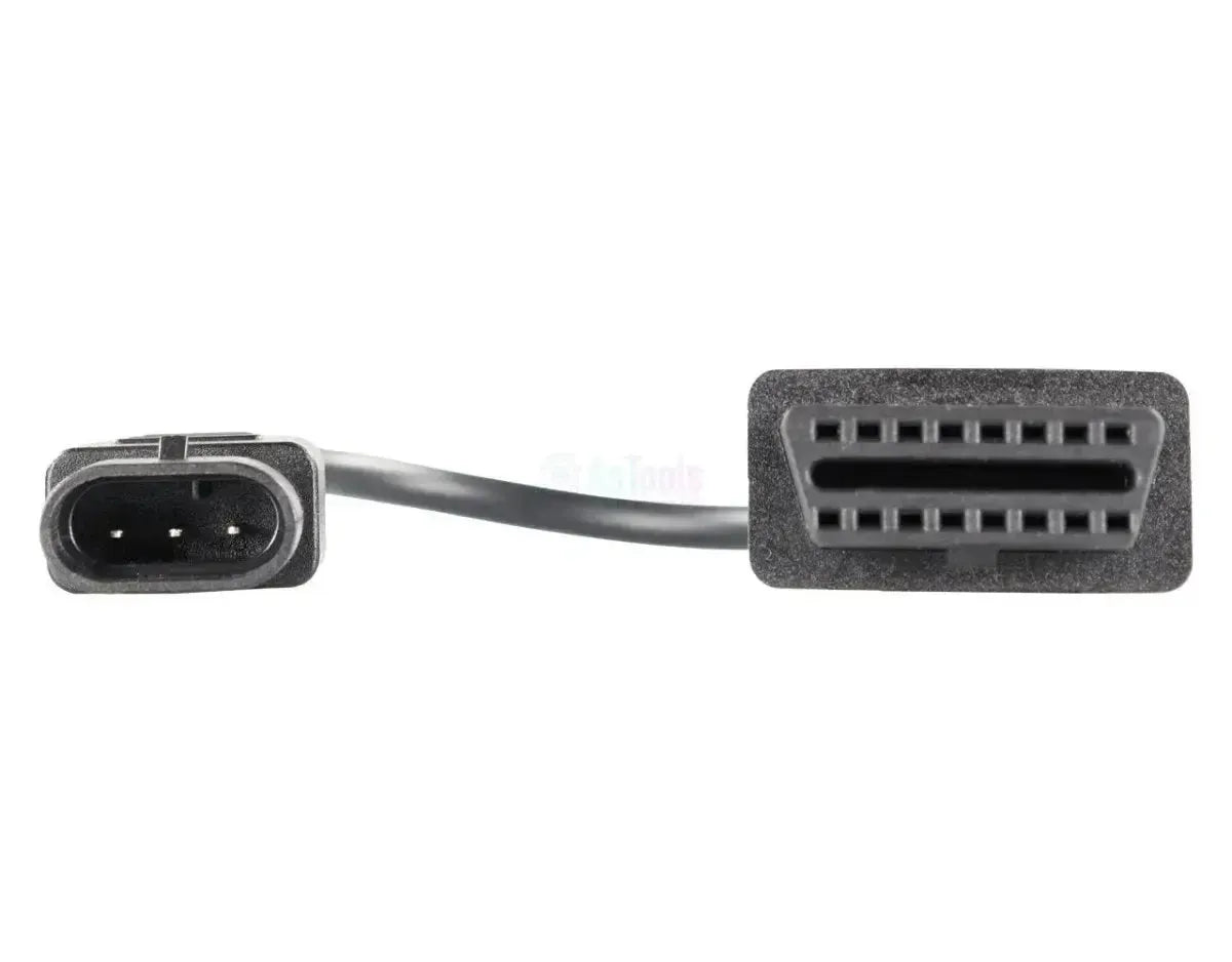 OBDSTAR (M004) | Cable adaptador universal de 3 pines OBD a 16 pines OBD2 | Ciclo ligero/Motocicleta