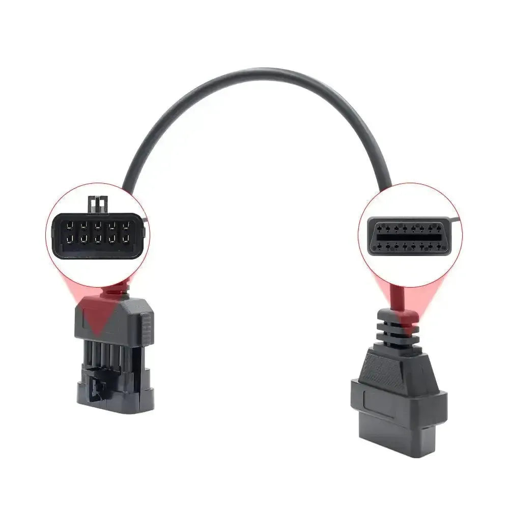 Opel Cable adaptador de OBD1 de 10 pines a OBD2 de 16 pines | Coche de pasajeros