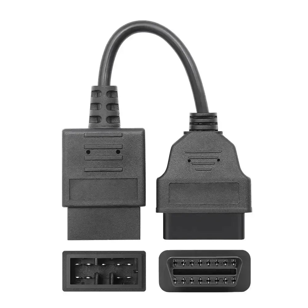 Cable adaptador Subaru de 9 pines a 16 pines OBD2 – Coche de pasajeros