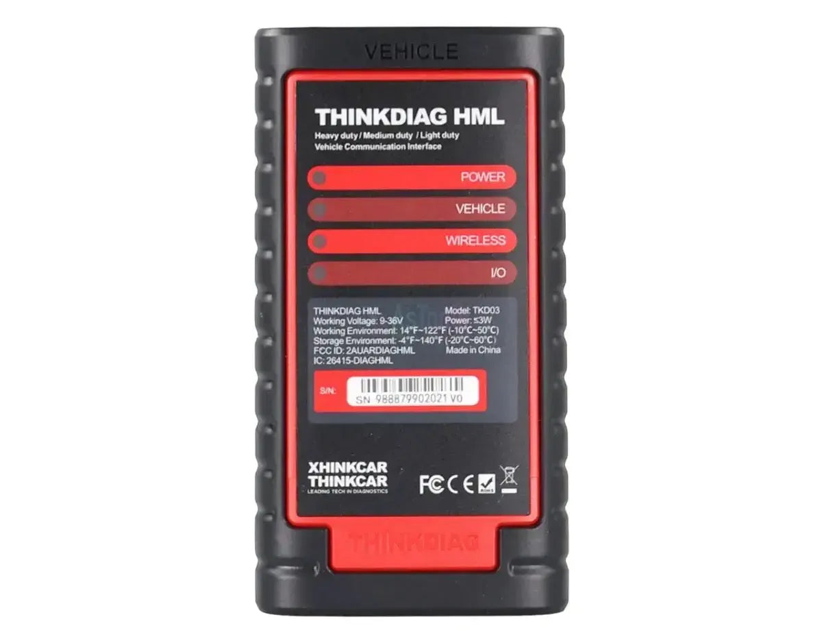 Paquete Thinkcar Thinktool Master HD