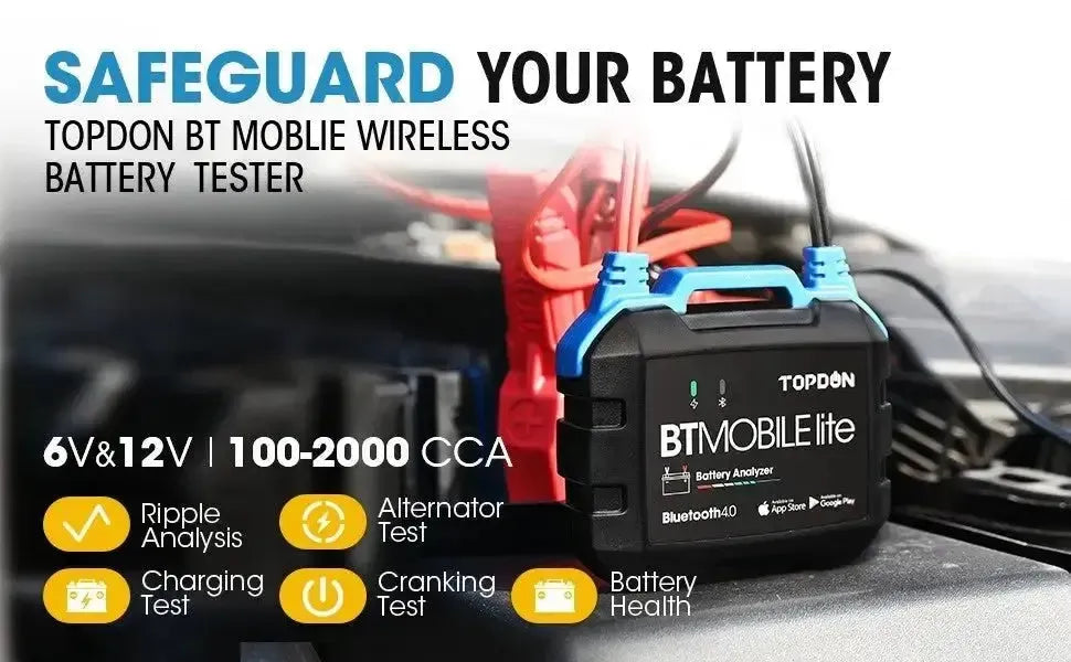 Topdon BT Mobile Lite | Probador de baterías