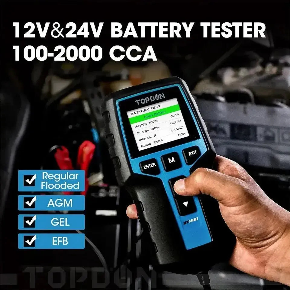 Topdon BT200 | Probador de baterías