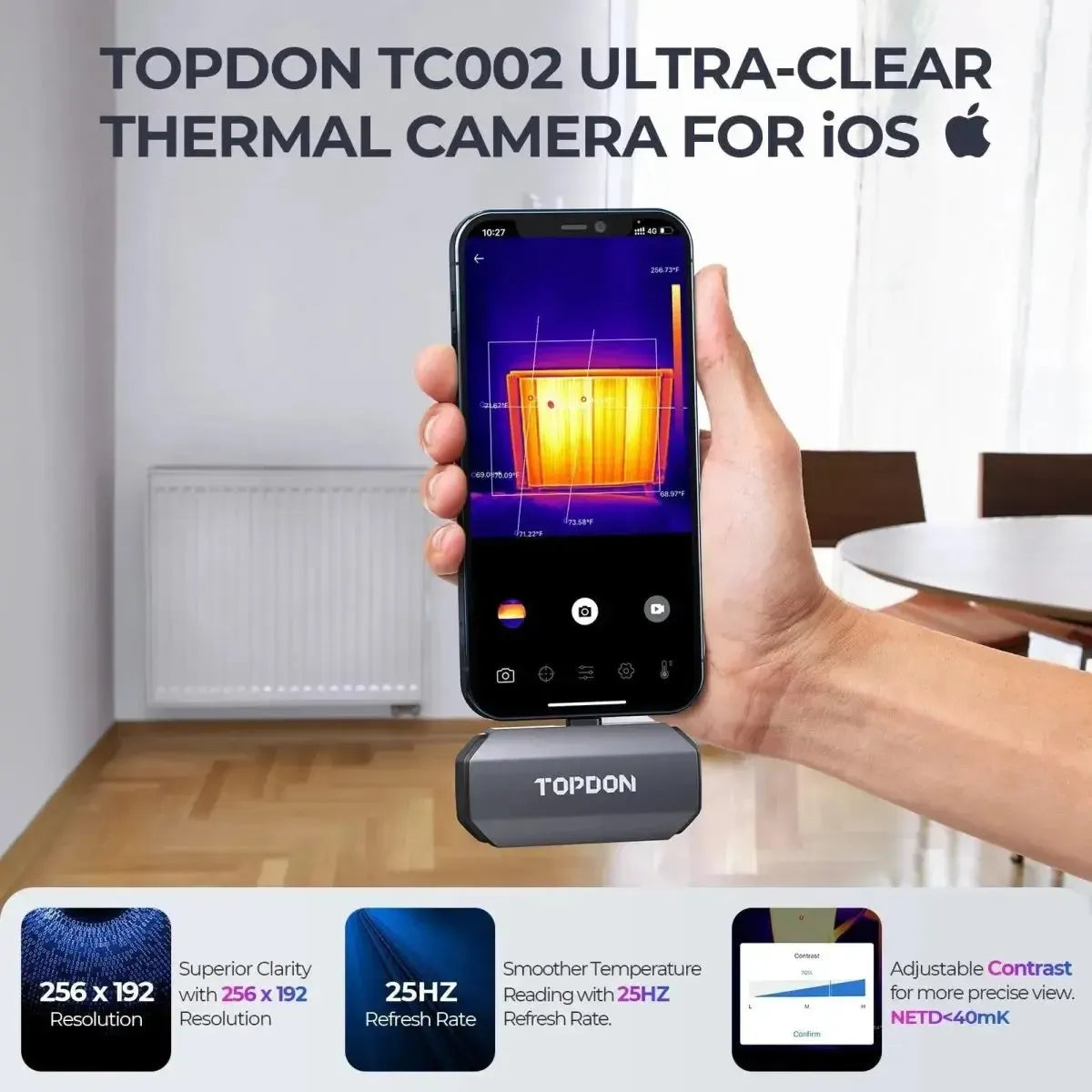 Topdon TCView TC002 Cámara termográfica