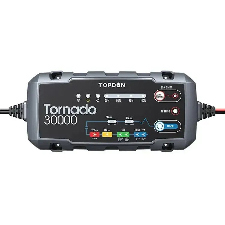 Topdon Tornado T30000 | Cargador de mantenimiento
