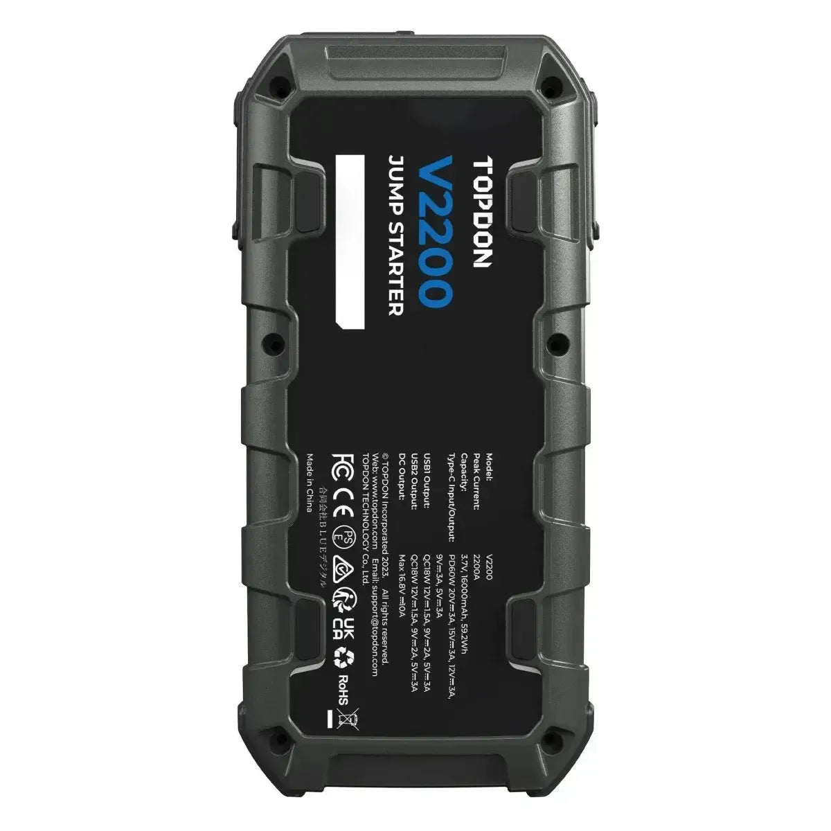 Topdon V2200 Arrancador de batería