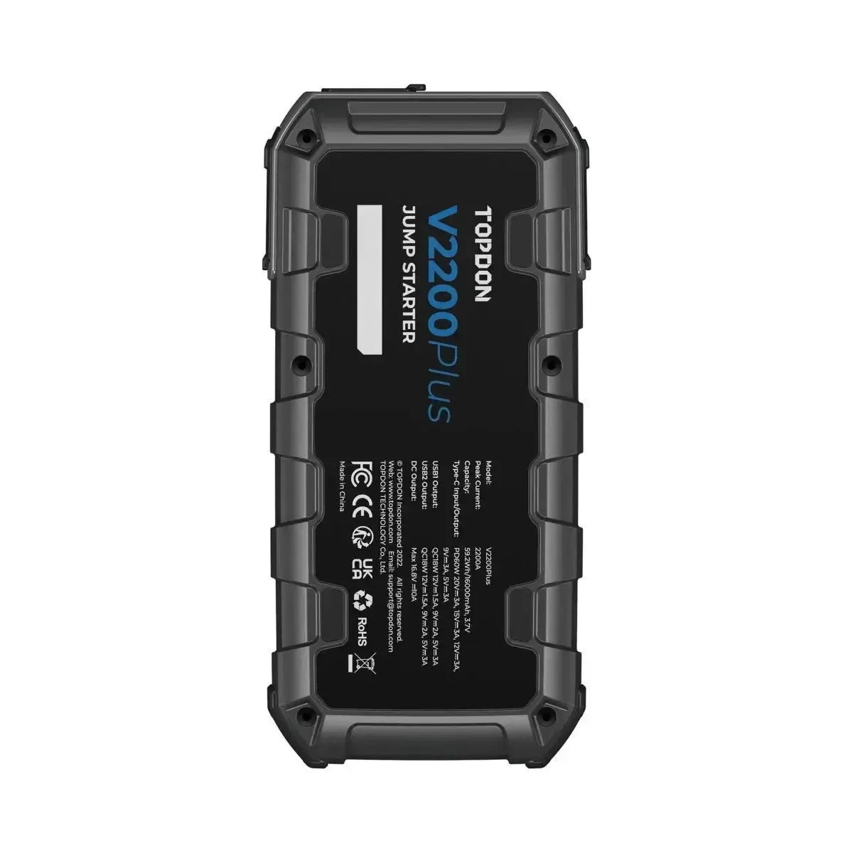Topdon V2200Plus | Arrancador de batería