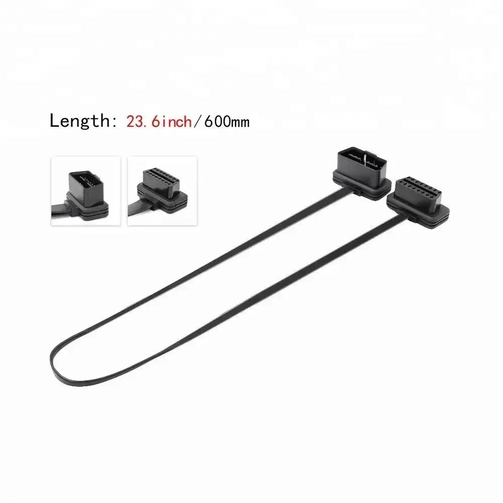 Universal (A0054) | Cable de extensión plano OBD2 de 16 pines (60 cm) | Interfaz
