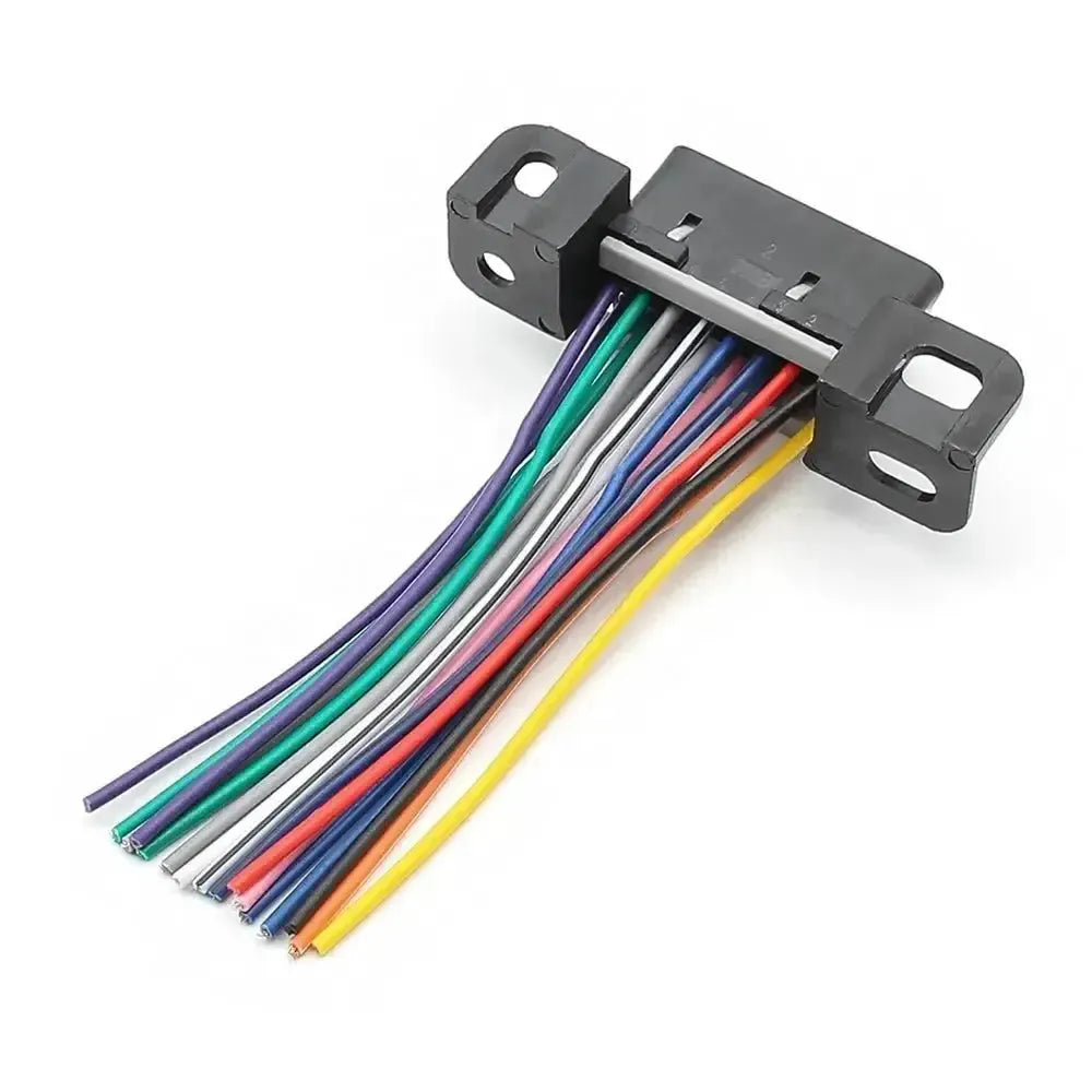 Puerto OBD2 universal de 16 pines (hembra) con 16 cables de extremo abierto - 10 cm