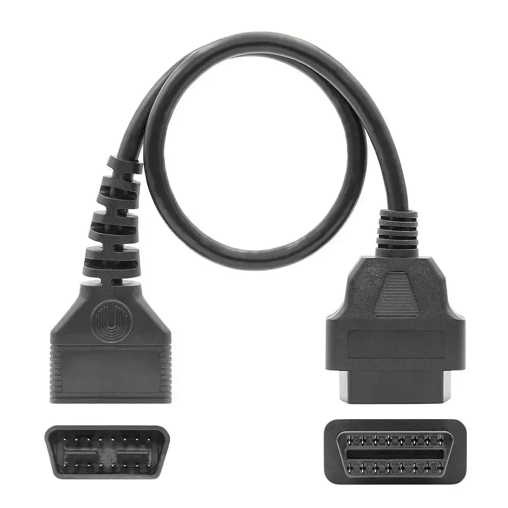 Universal (A0166) | Cable de extensión OBD2 de 16 pines (50 cm) | Interfaz