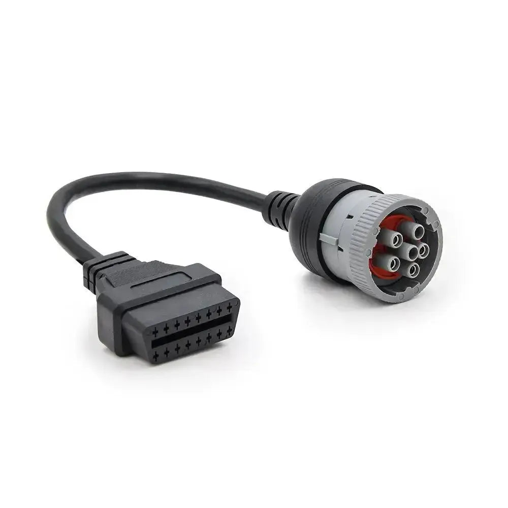 Cable adaptador universal de 6 pines J1708 a 16 pines OBD2 – Vehículo comercial y de trabajo