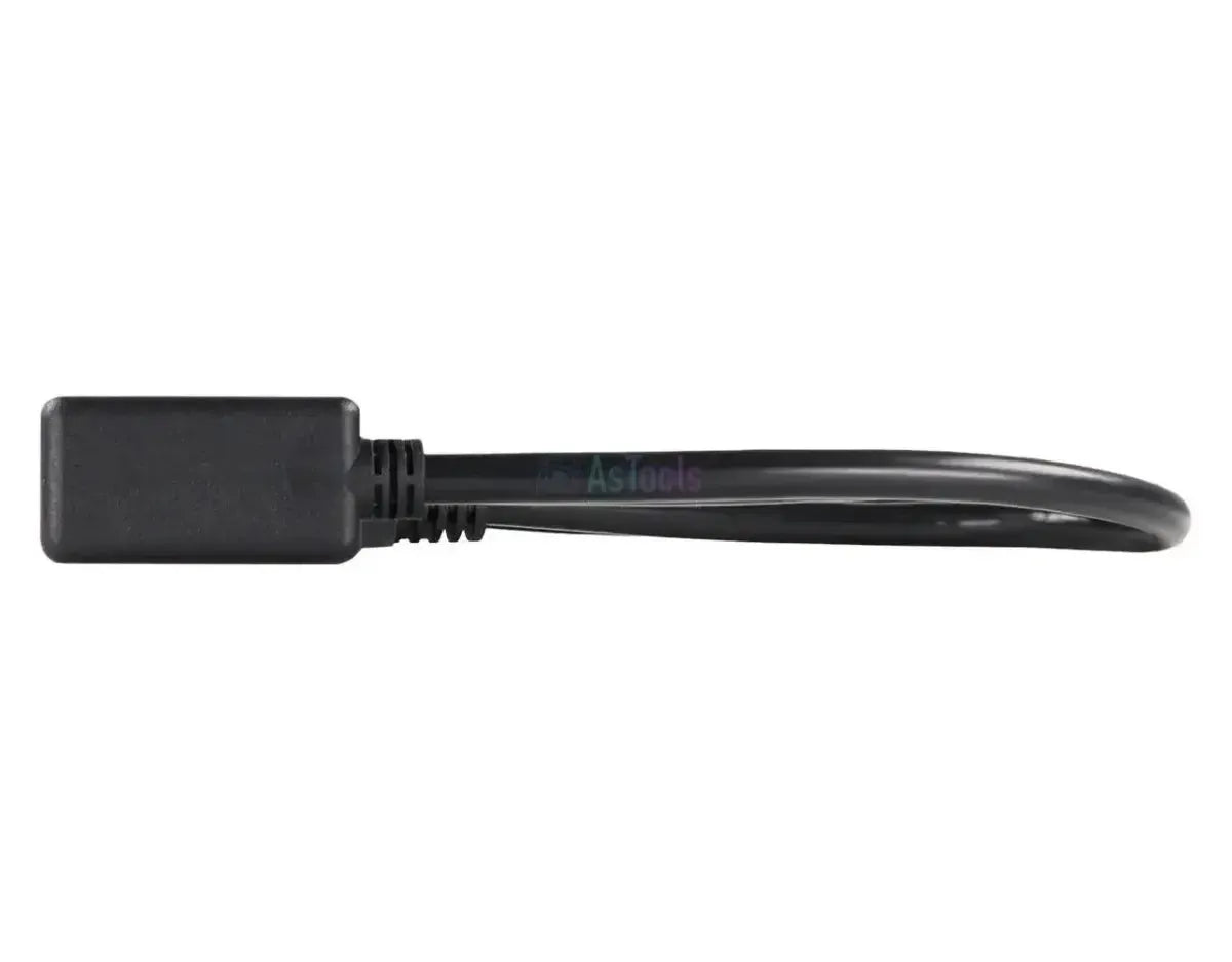 Cable divisor y prolongador universal plano OBD2 de 16 pines, 2 piezas, 30 cm