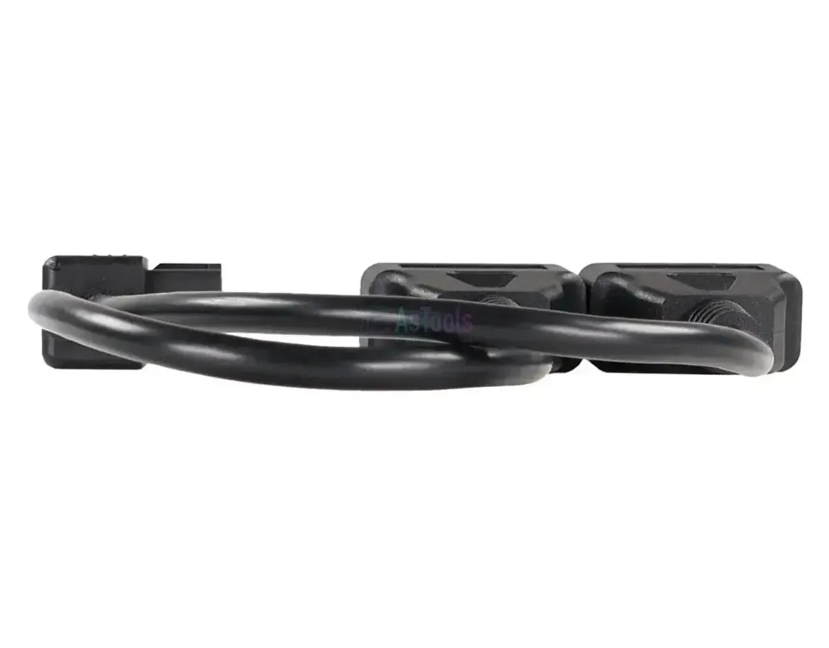 Cable divisor y prolongador universal plano OBD2 de 16 pines, 2 piezas, 30 cm