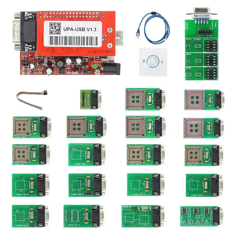 UPA-USB V1.3 Programador Con 19 Adaptadores