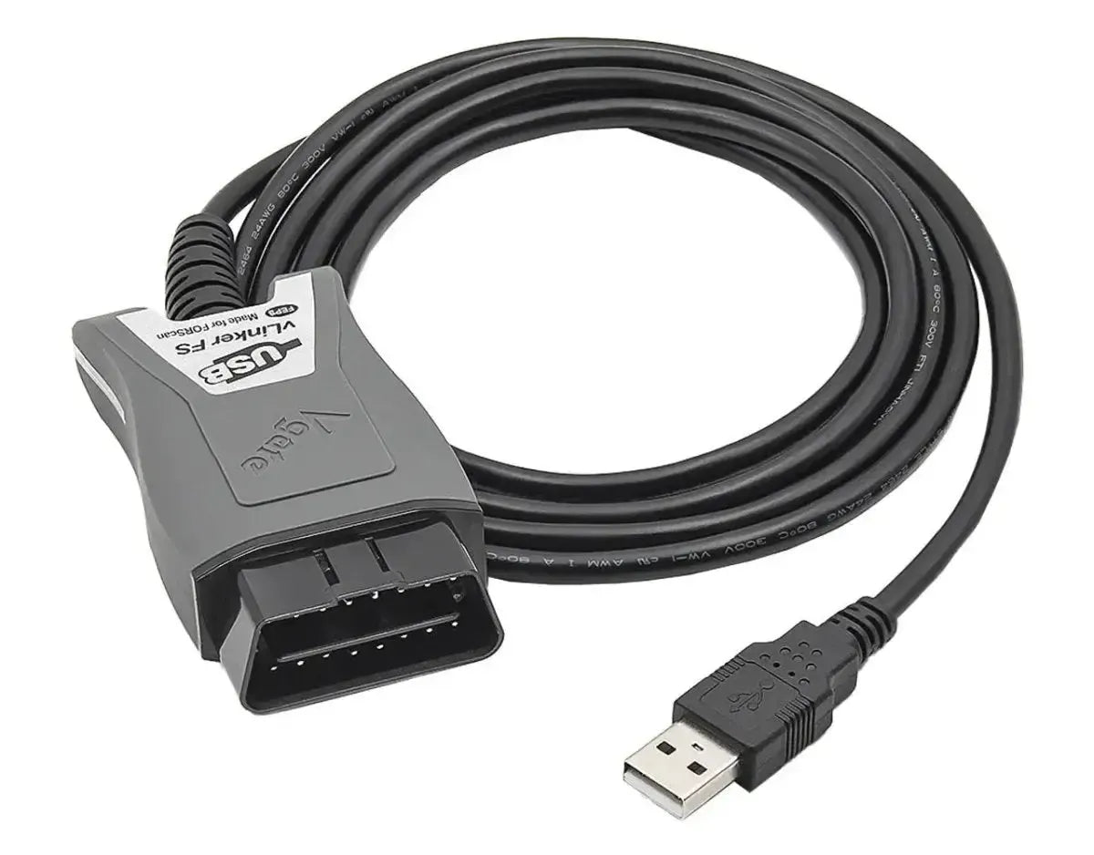Vgate VLinker HS/MS-CAN OBD2 - Cable de interfaz USB