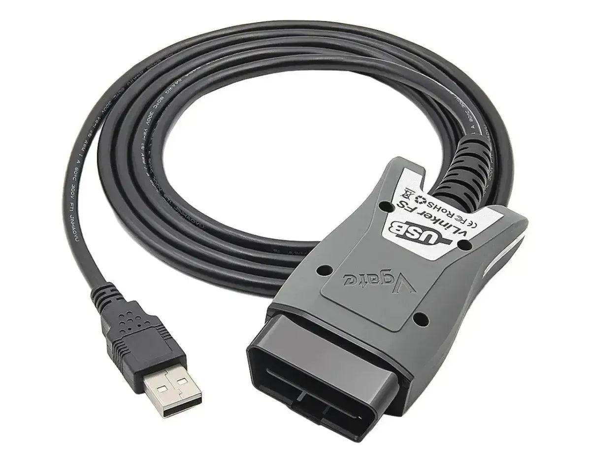 Vgate VLinker HS/MS-CAN OBD2 - Cable de interfaz USB