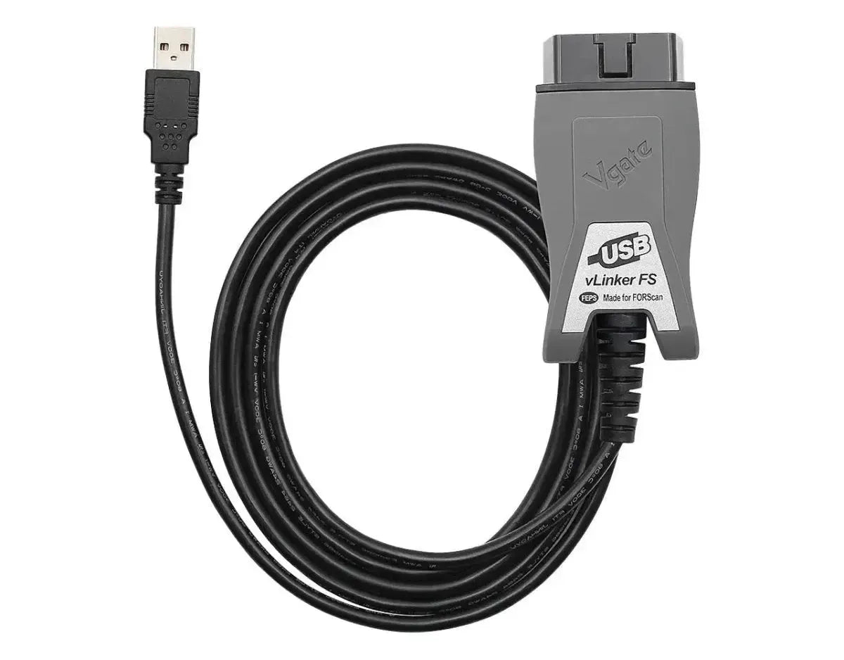 Vgate VLinker HS/MS-CAN OBD2 - Cable de interfaz USB
