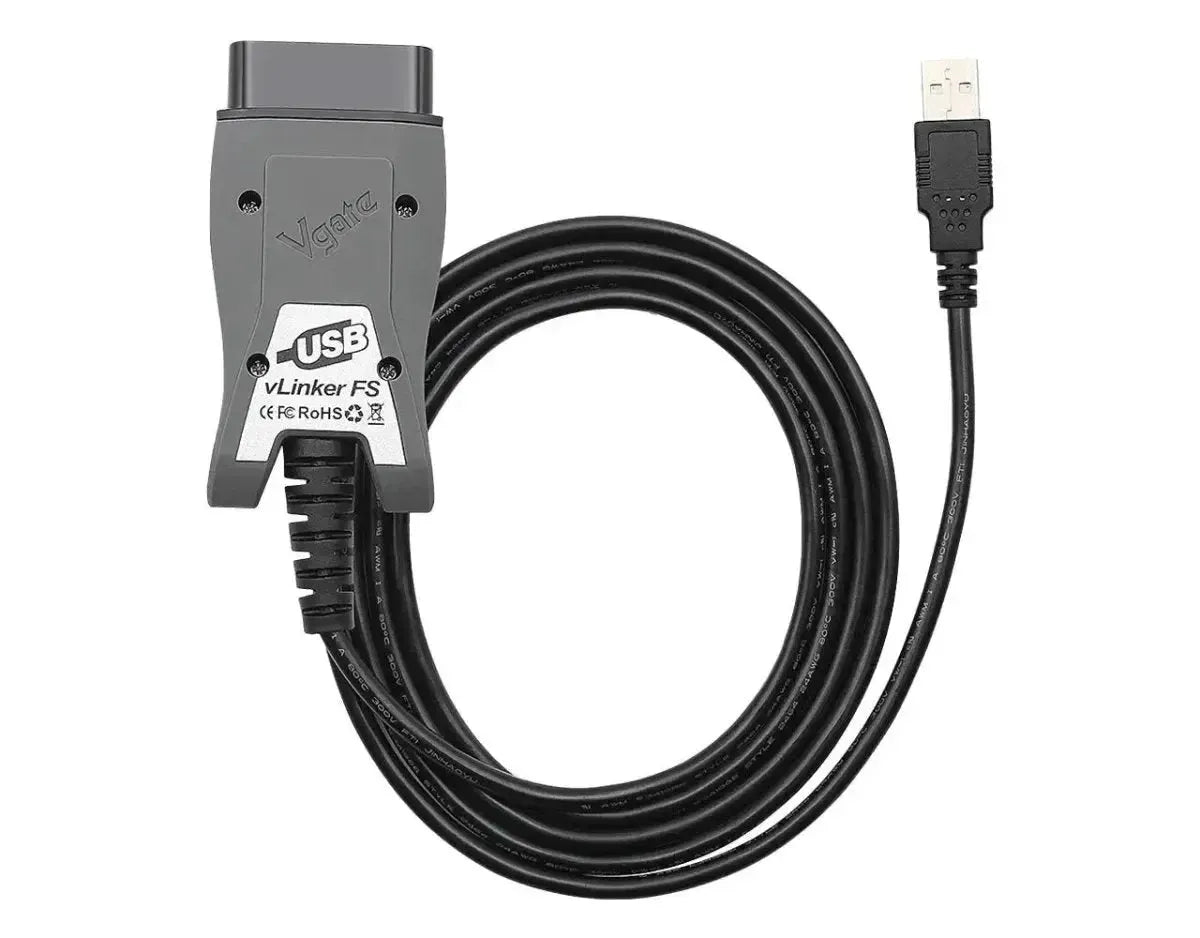 Vgate VLinker HS/MS-CAN OBD2 - Cable de interfaz USB