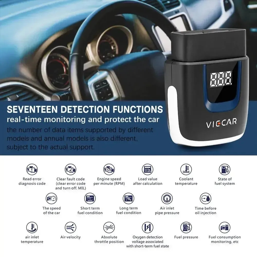Viecar VP003 | Interfaz ELM327 (Bluetooth 4.0)