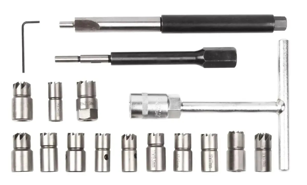 VT01765 Kit de mantenimiento de inyector diésel 17 piezas