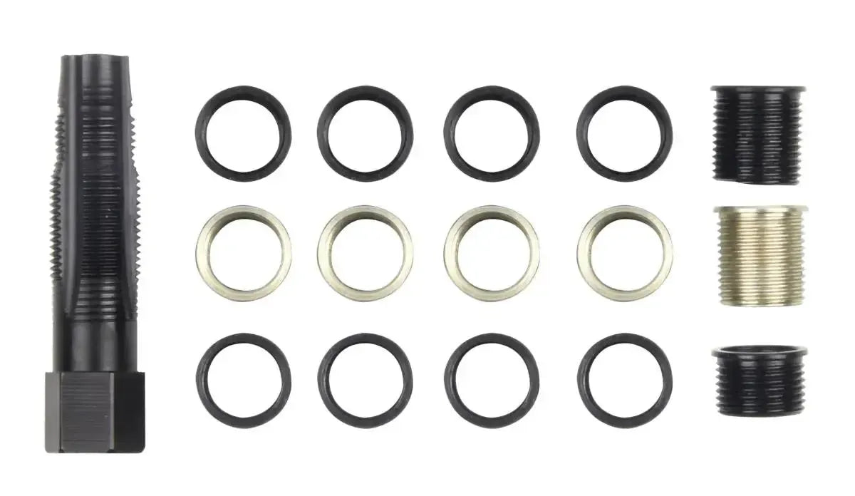 VT13516 Juego de reparación de roscas para bujías, 16 piezas
